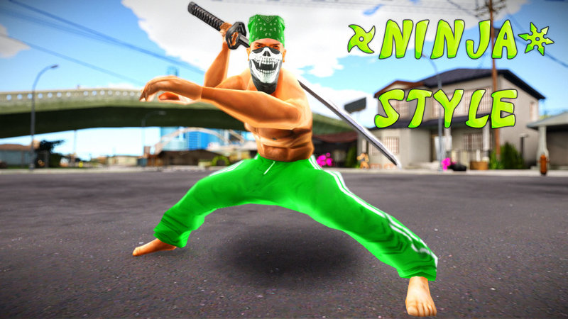GTA San Andreas Ninja Style Mod - GTAinside.com
